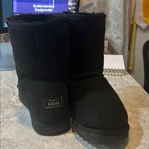 UGG Black Sheepskin Boots